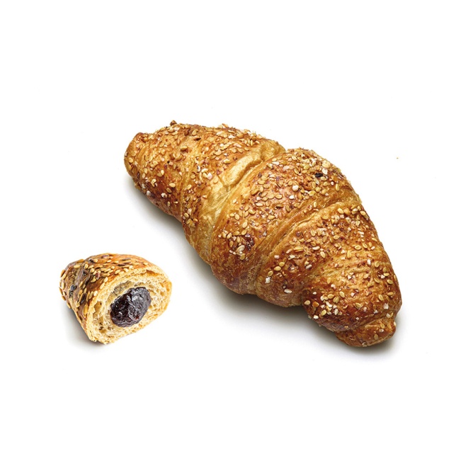 Cruasán vegano de espelta y mora