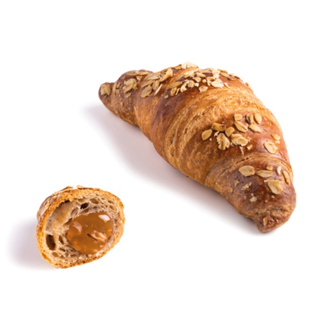 Cruasán vegano de espelta, higo y nueces